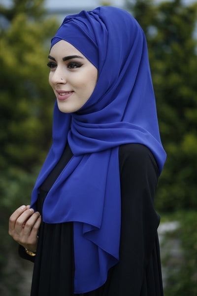 Hijab bonnet integré