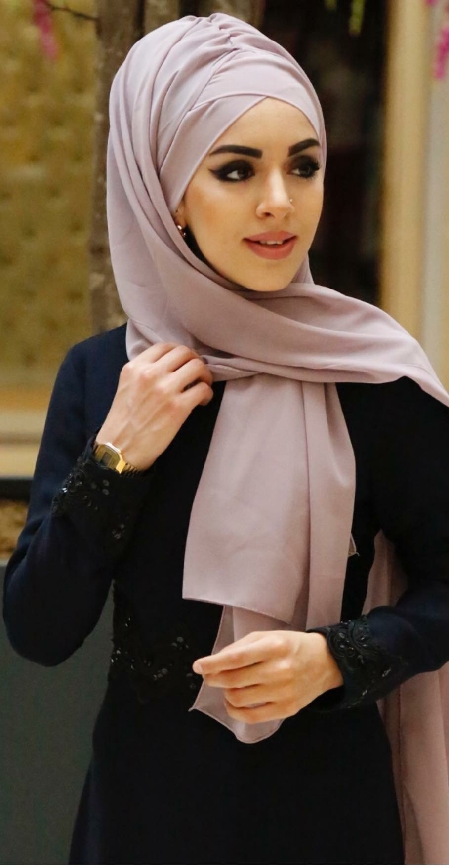 Hijab bonnet integré