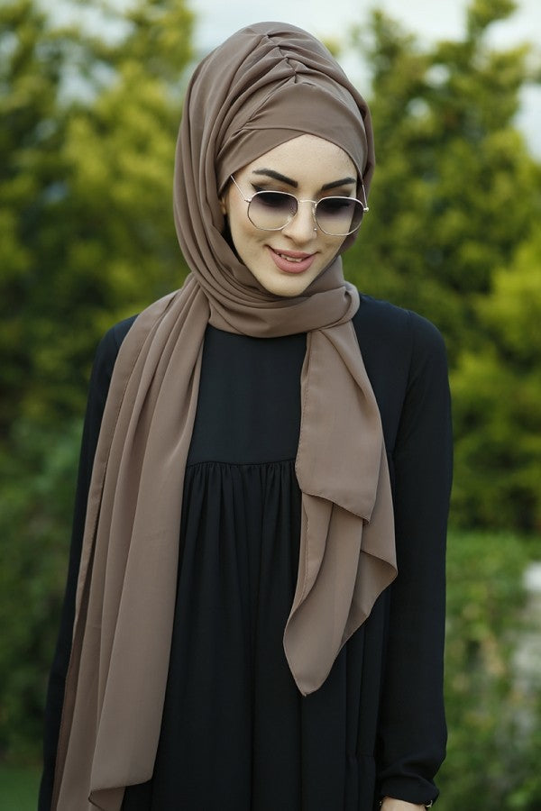 Hijab bonnet integré