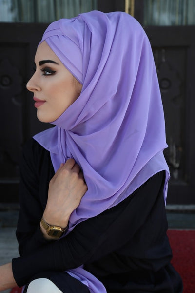 Hijab bonnet integré