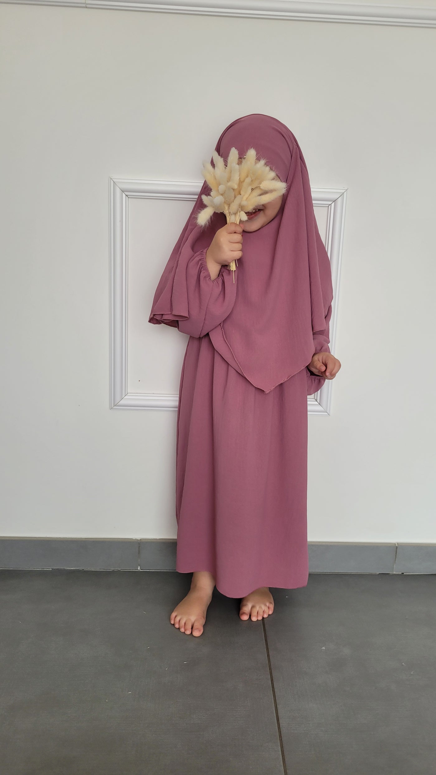 Children's abaya and khimar set