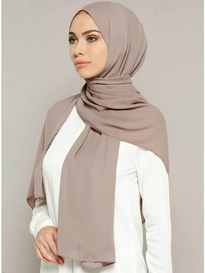 Luxury crepe hijab