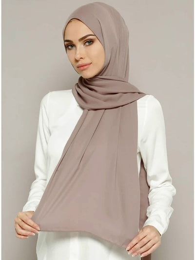 Luxury crepe hijab