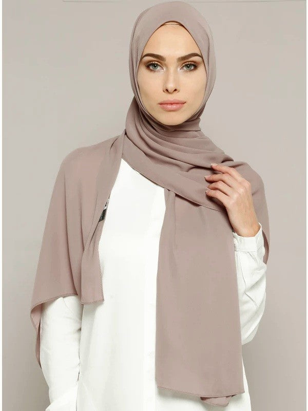 Luxury crepe hijab