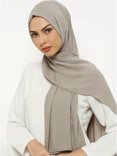 Luxury crepe hijab