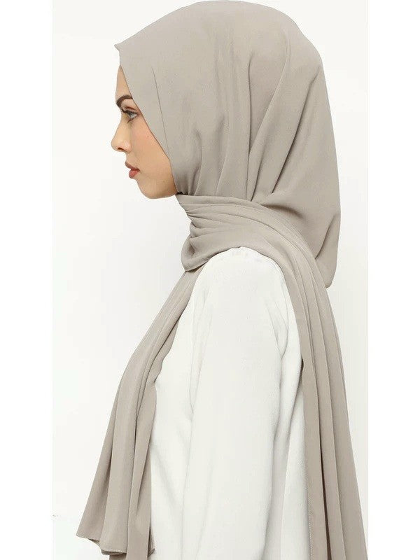 Luxury crepe hijab