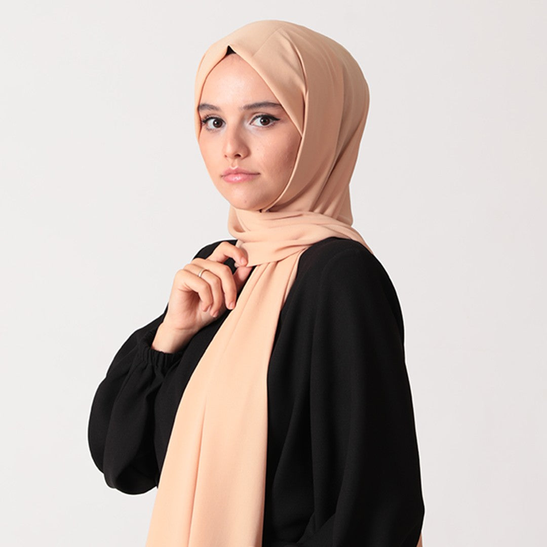 Luxury crepe hijab