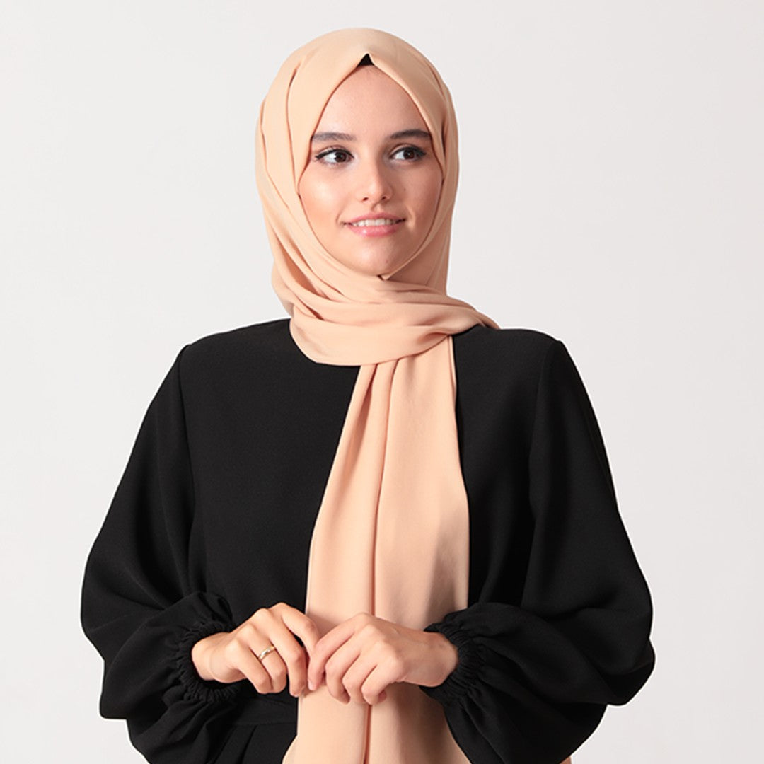 Luxury crepe hijab