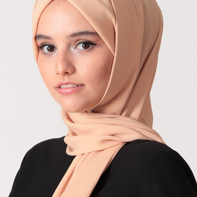 Luxury crepe hijab