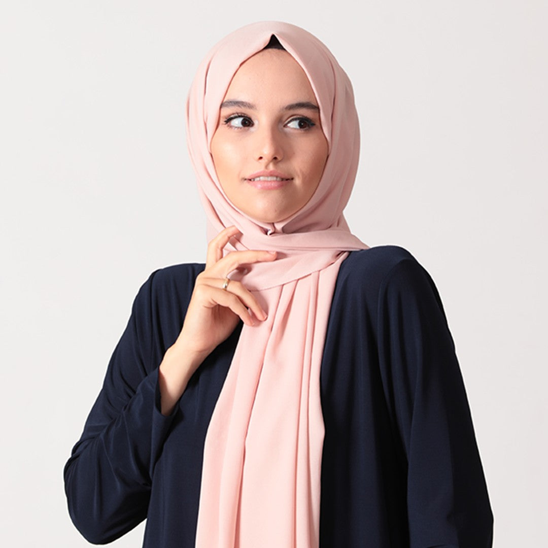 Luxury crepe hijab