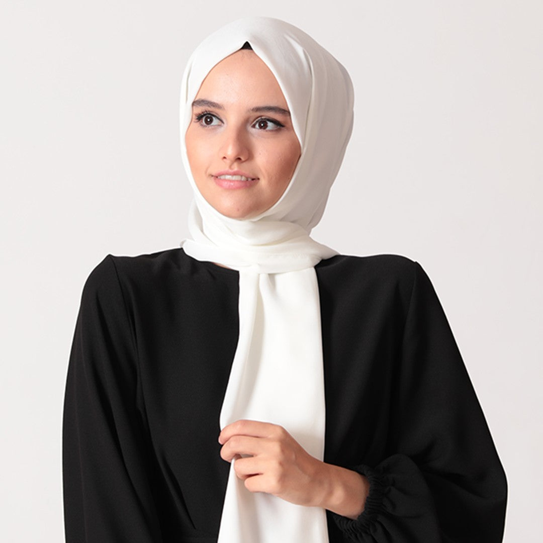 Luxury crepe hijab