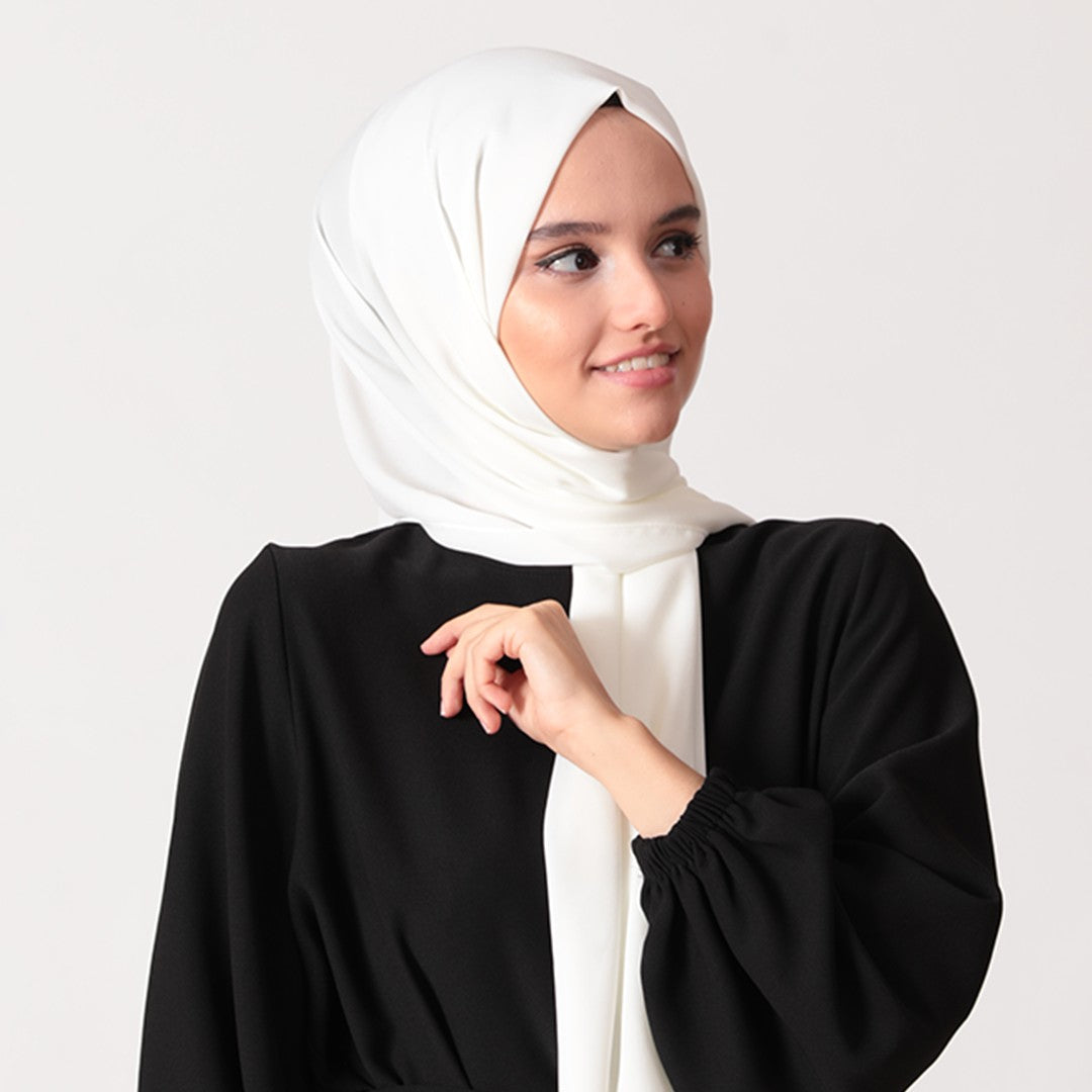 Luxury crepe hijab