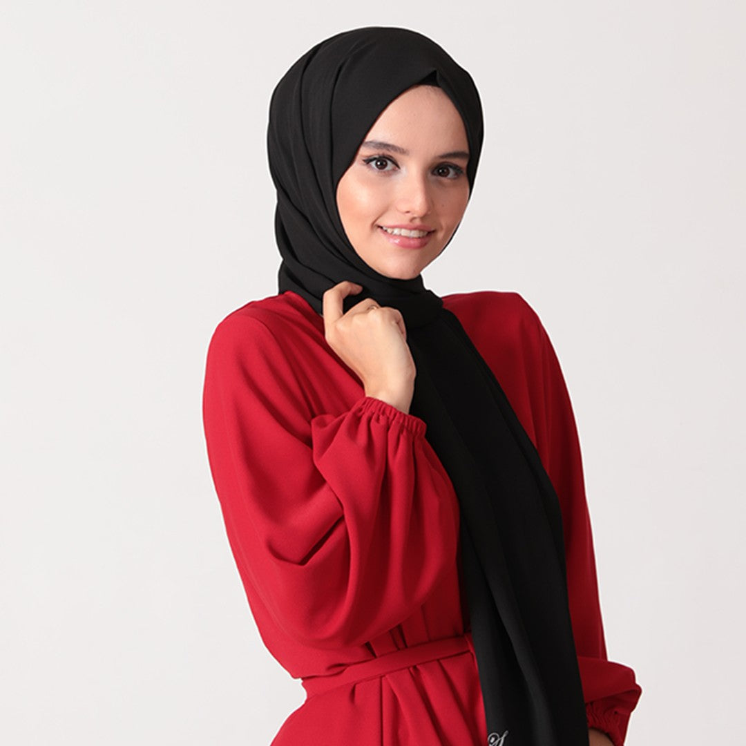 Luxury crepe hijab