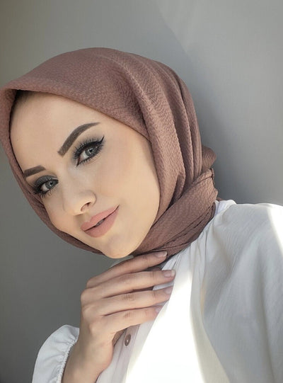 Hijab Carré gaufré