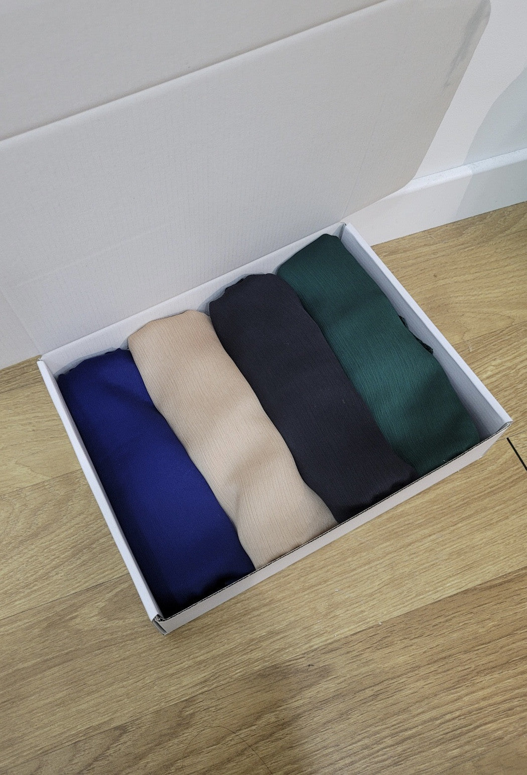 Box hijab luxe satiné