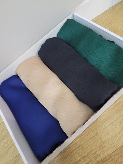 Box hijab luxe satiné