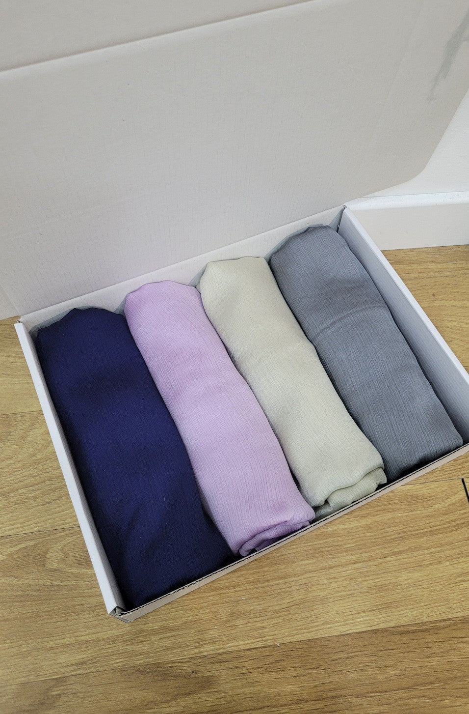 Box hijab luxe satiné