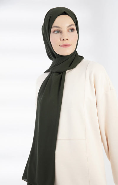 Luxury crepe hijab