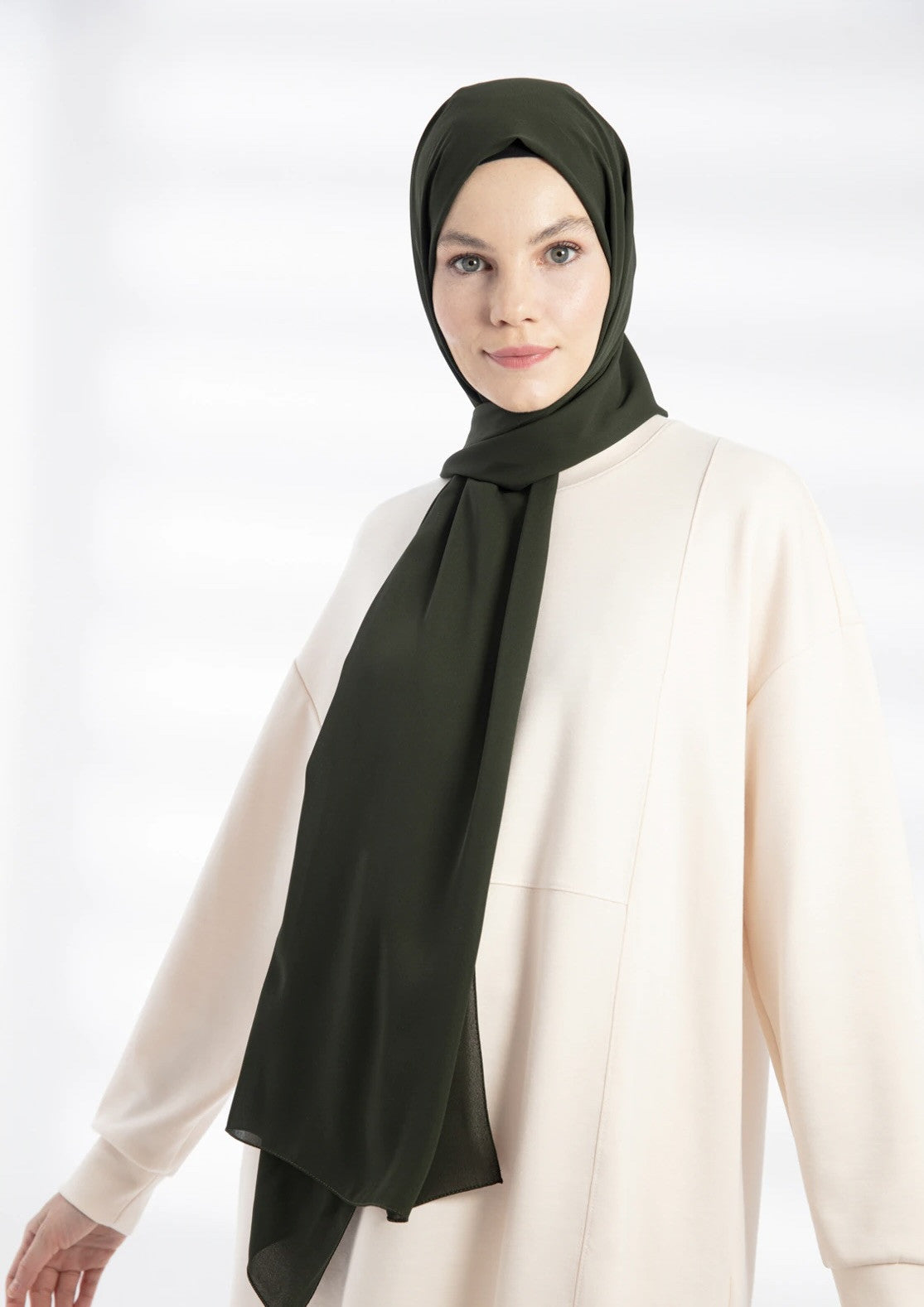 Luxury crepe hijab